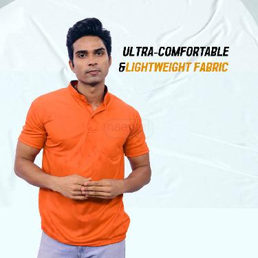 Pack Of 5 Chinese Collar T-Shirt With Pocket (5PT22)