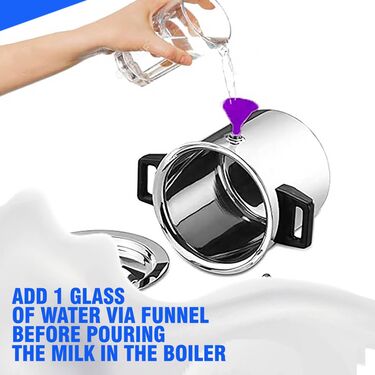 Double Wall Stainless Steel Milk Boiler - 1.5 Ltr (1MB1)
