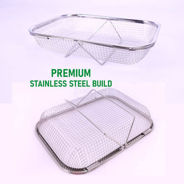 Steel Mesh Sink Drain Basket with Expandable Handle (1SSDB1)