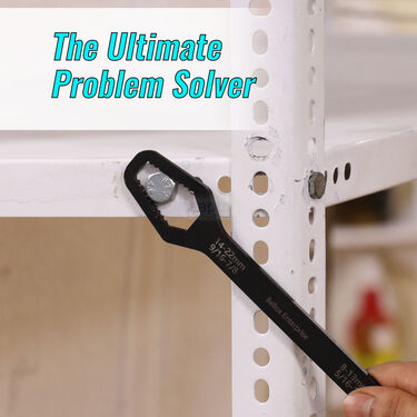2 Pcs Double Sided Universal Wrench with Handle (HT16)