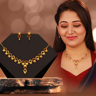 3 Austrian Diamond Necklace Set (3AUD15)