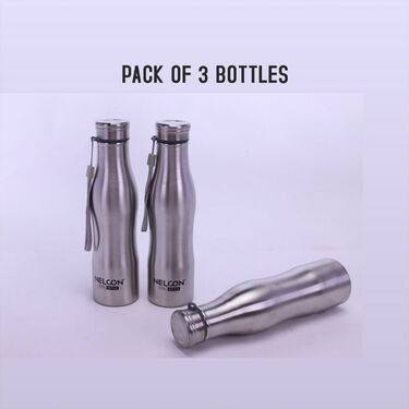 Pack of 3 Stainless Steel Water Bottle - 750ml (3B5)