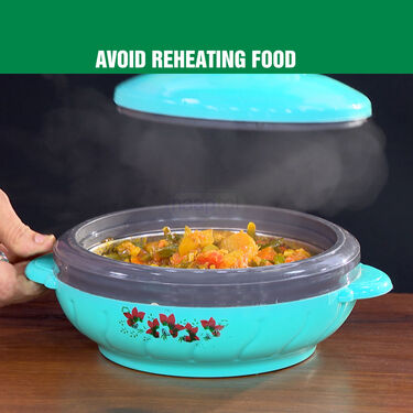 Set Of 3 Insulated Casseroles + Free Hot & Cold Insulated Flask + 2 Cups (3C3G)