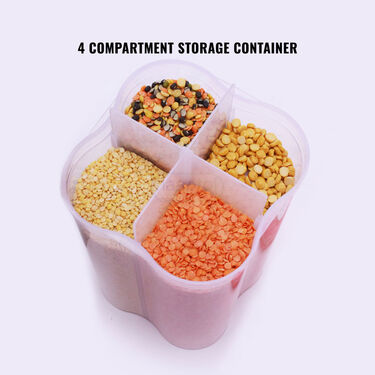 4 Compartment Storage Containers - Buy 1 Get 1 Free (4CSC1)