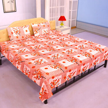 Pack Of 5 Beautiful Double Bed Sheets Set + 1 Double Bed Sheet Set Free (5BS11+1)