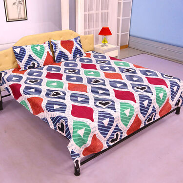 Pack Of 5 Beautiful Double Bed Sheets Set + 1 Double Bed Sheet Set Free (5BS11+1)