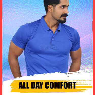 Pack of 5 Collar T-shirt With 5 Matching Sunglasses (5PTS1)