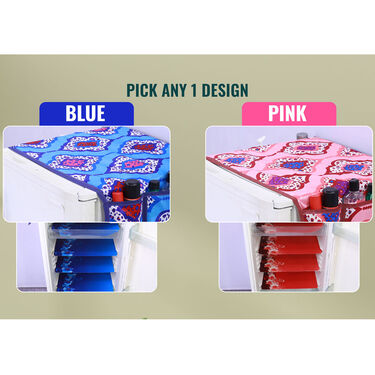 7 Pcs Beautiful Diamond Mega Fridge Cover Combo with 18 Free Gifts (7MF4)