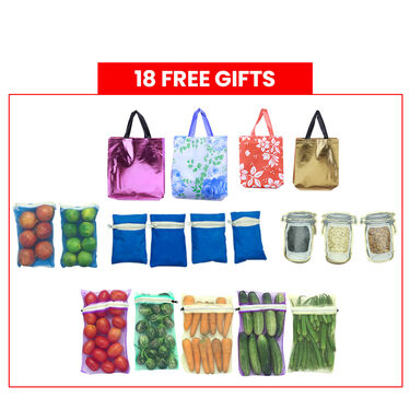 7 Pcs Beautiful Diamond Mega Fridge Cover Combo with 18 Free Gifts (7MF4)