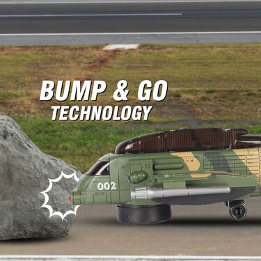 Bump & Go Army Helicopter (AFHT)