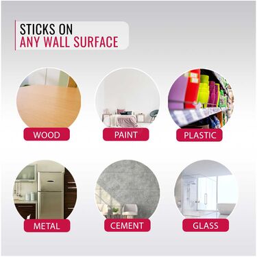 Acrylic Mirror Stickers For Wall Pick Any 1 (MWS-1)