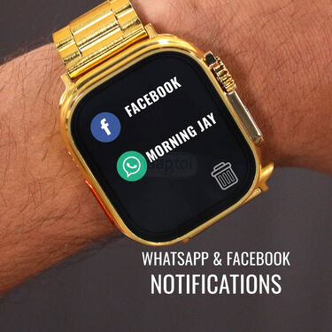 Golden Bluetooth Calling Smart Watch (BCSW27)