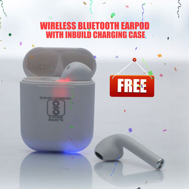 Rimless Bifocal Adaptive Power Reading Glasses + Free Wireless Bluetooth Earpod With Inbuilt Charging Case (BORG4WP)