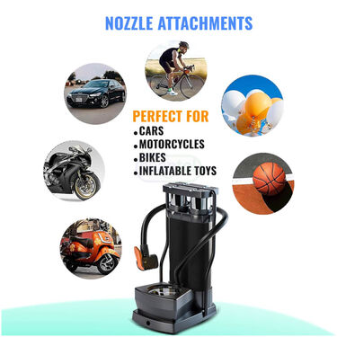 Bicycle Foot Air Pump Dual Cylinder (CHNBFP)