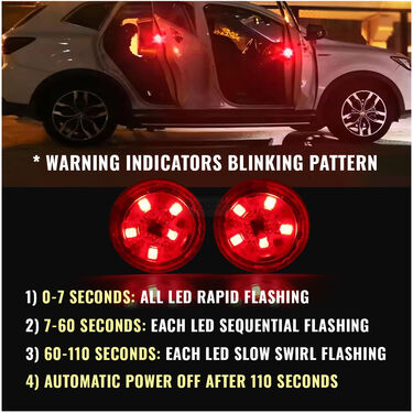 Car Door Open Safety Warning Indicators Pack Of 2 (CSDILP2)