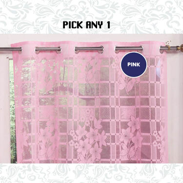 Pack of 2 Fancy Curtains- Pick any 1 (CU4)