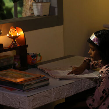 Colour Changing LED Bulb with Bluetooth Speaker with Remote + Electronic Ganesh Ji Diya (CBSR5)