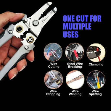 6 in 1 Pliers Tool Wire Strippers (D21)