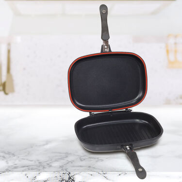 Big Double - Sided Foldable Non Stick Grill Pan (1DSP1)