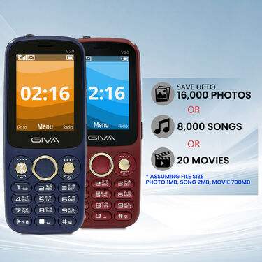 Dual SIM Dual Torch Big Screen Big Battery Mobile (GAMMA3)