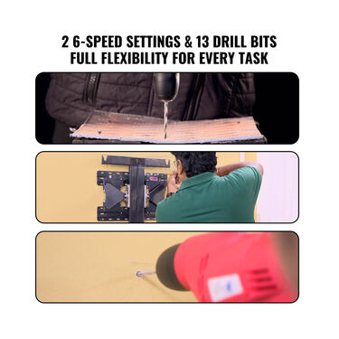 3000 RPM Drill Machine 13 Bits (ET2)