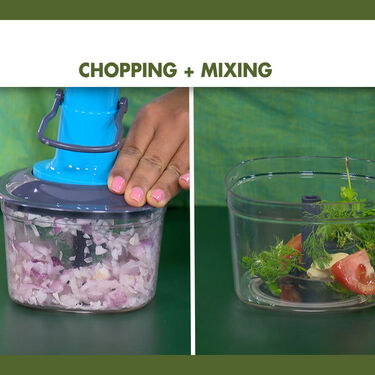 Royal Chef 10 Seconds Onion & Vegetable Push Chopper