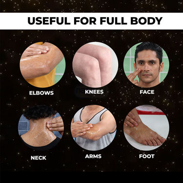 Gold Metallic Scrub for Men