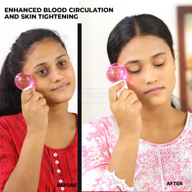 Crystal Glass Ball For Skin Cooling Massage (HE11)