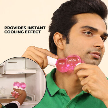 Crystal Glass Ball For Skin Cooling Massage (HE11)