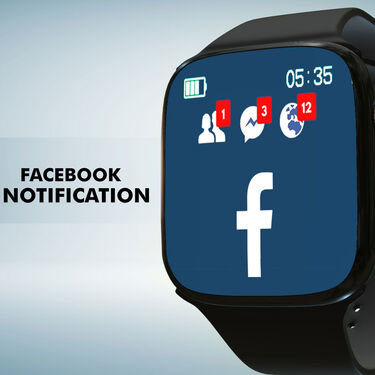 Infinity Display Calling Smart Watch + Wireless Magnetic Charger + Free Case + Free Wireless Bluetooth Headset (SWC7)