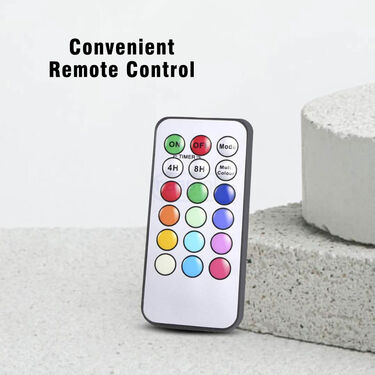 2 Pcs RGB Light With Remote (L69)