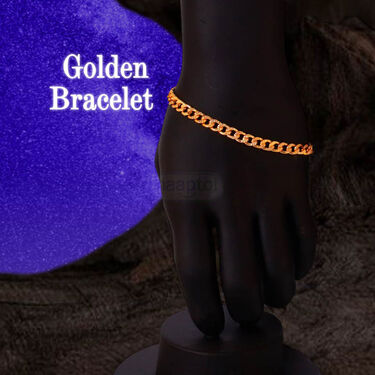 Mens Golden Watch + 2 Chain + Bracelet + Ring (MGW2CBR14)