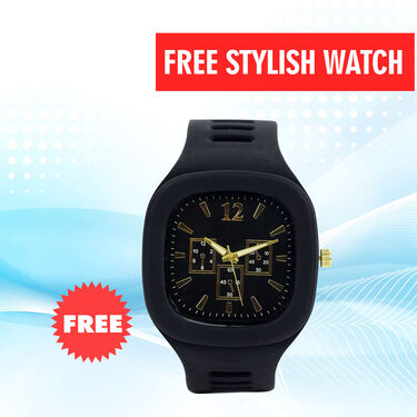 Wireless Bluetooth Earpods with Charging Case + 5200 mAh Pocket Powerbank + Free Mobile Stand + Free Stylish Watch (PB10)