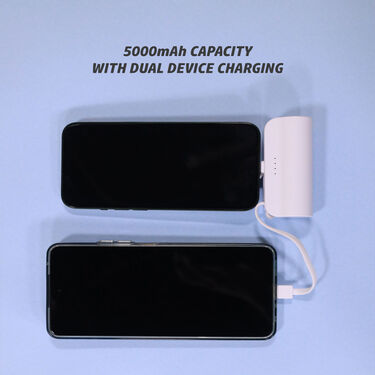 5000 mAh Portable Mini Power Bank Fast Charger (PB20)