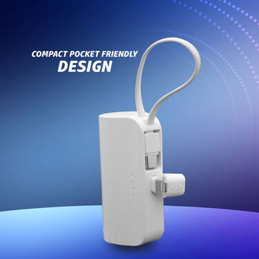 5000 mAh Portable Mini Power Bank Fast Charger (PB20)