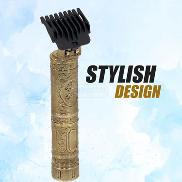 Stylish Golden Trimmer + Golden Watch (PMTW1)