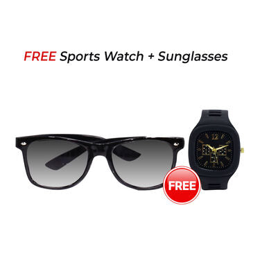 Pack of 2 Men's Stylish Leatherite Sandals + Free Sports Watch And Sunglasses (SW73)