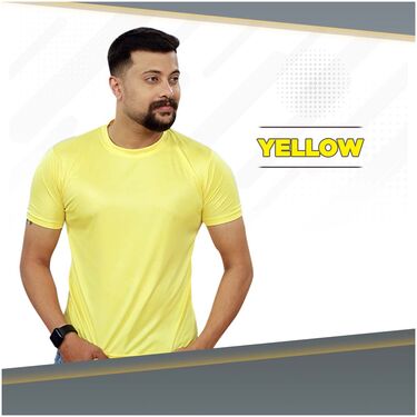 Pack of 5 Round Neck T-shirts with Digital Watch Free