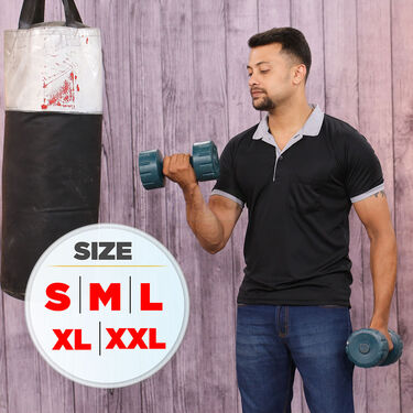 Pack Of 5 Collar T-Shirts With Pocket With 1 Watch + Aluminum Wallet + Sunglass (5PTW-2)