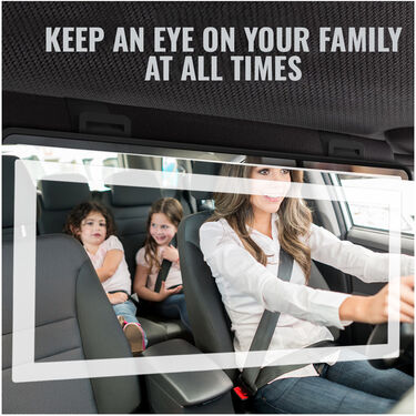 Rechargeable Car Visor Travel Mirror With Lights (RCVTM)