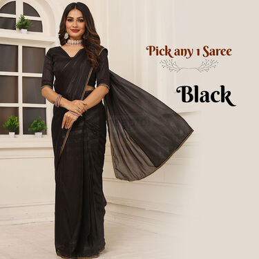 One minute Designer Saree With Blouse (RTWS2)