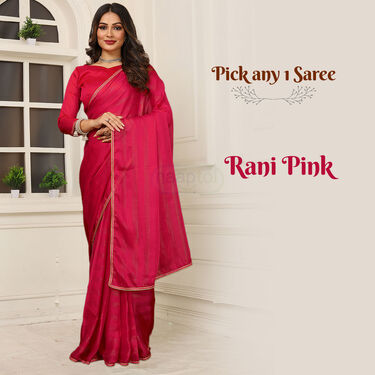 One minute Designer Saree With Blouse (RTWS2)