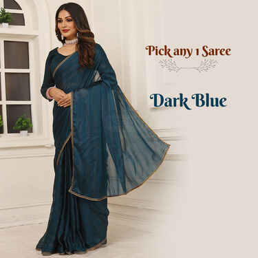 One minute Designer Saree With Blouse (RTWS2)