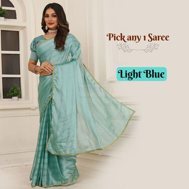 One minute Designer Saree With Blouse (RTWS2)