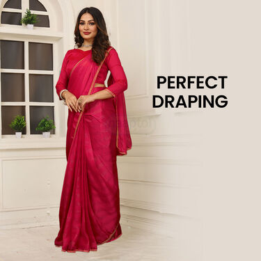 One minute Designer Saree With Blouse (RTWS2)