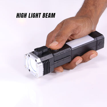 Rechargeable 6 in 1 Emergency Torch Light + 21 Pcs Screwdriver Tool Kit (L26)