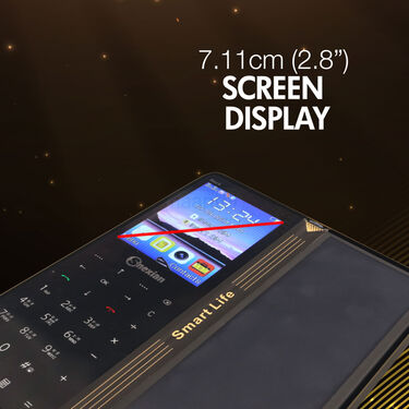 Snexian Big Screen Fold Mobile With Inbuilt Magic Slate-Rock F