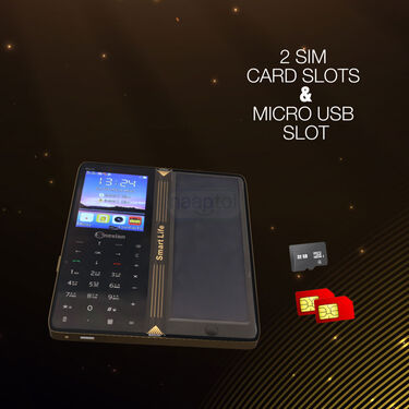 Snexian Big Screen Fold Mobile With Inbuilt Magic Slate-Rock F