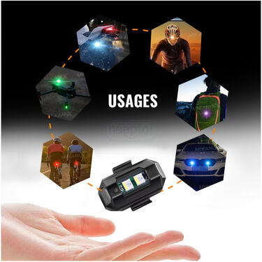 Combo of Super Bright Safety Blinkers Pack of 2 + Tyre Reflectors Pack Of 20 (SBLP20)