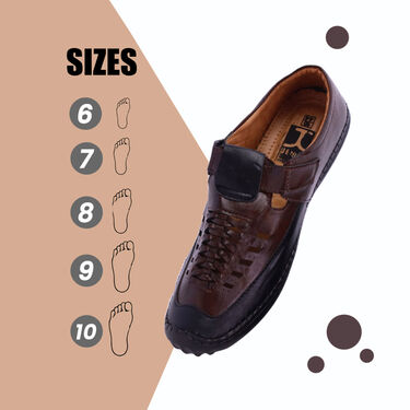 Leatherite Sandals With Free Trimmer (SDC12)